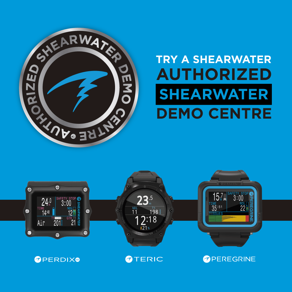 Shearwater Testcenter ~ Tauchsport Dive Connection